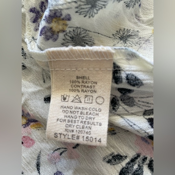 NWT Mystree Amanda Wildflower Tunic/Mini Tank Dress, Size Medium - Picture 5 of 5